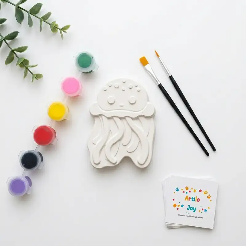 Product image of مجموعة تلوين كونكريت الماربل Crafty Wonders - بوكس 5 قطع